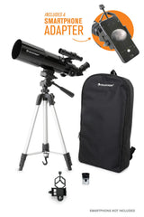 Celestron Travel Scope 80 Portable Telescope with Smartphone Adapter & Backpack