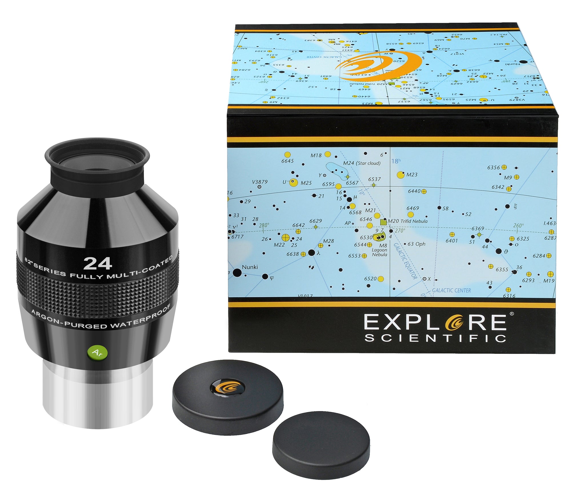 EXPLORE SCIENTIFIC 82-degree AR Eyepiece 24mm (2 inch)
